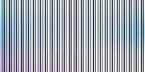 Iridescent ribbed glass background. Light blue frosted reeded wallpaper. Colored corrugated glass texture for door, window, rooftop. Wavy striped blurry surface overlay. Vector backdrop © Arif