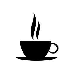 Cup icon, logo isolated on white background