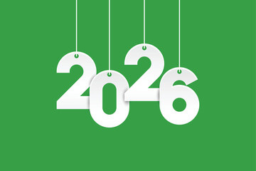 2026 vector logo template new year