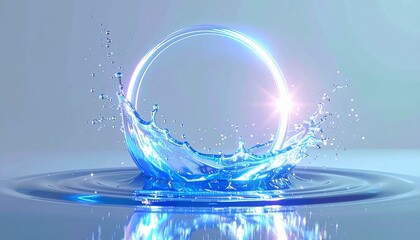 瑞々しい水の輪