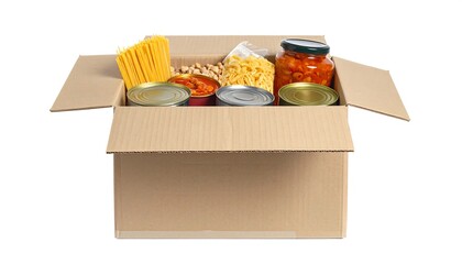 Food Bank Box - Essential Supplies for Those in Need.