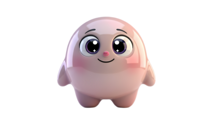 3d emoji emote for social media icon cute character design 