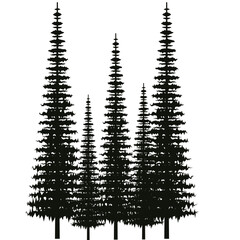 vector illustration of a christmas tree