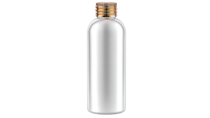 Clean Blank Bottle for Cosmetics or Personal Care Products Display