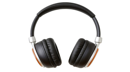Fototapeta premium High-Quality Black Headphone for Immersive Audio Experience