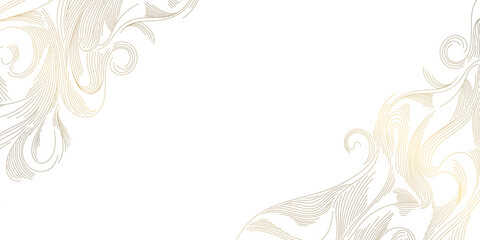 Abstract Japanese wave background, flowing lines, geometric curves. Oriental vector pattern, ocean shapes, premium posters, cards, templates, frame.