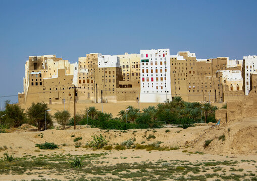 Multi- storey buildings made from mud, Hadhramaut, Shibam, Yemen