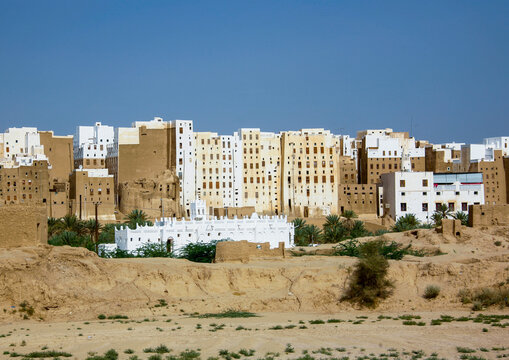 Multi- storey buildings made from mud, Hadhramaut, Shibam, Yemen