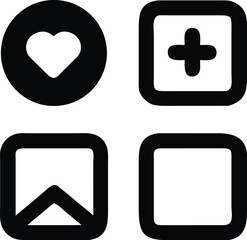 Obraz premium set of icons for web