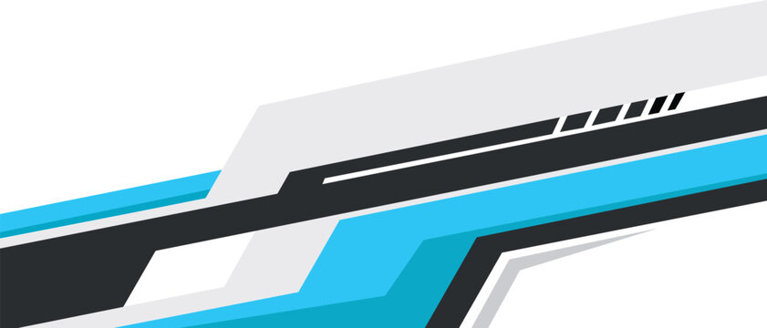 Car decal wrap design vector with abstract racing stripes for vehicle, Rally car and livery.