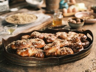 In a cozy Romanian kitchen, the essence of tradition shines through