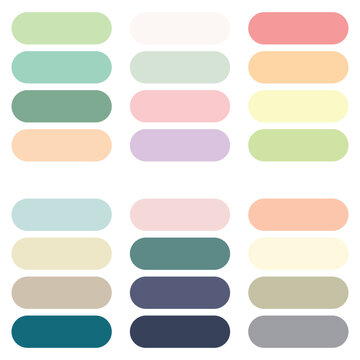 Abstract color palette guide. 
