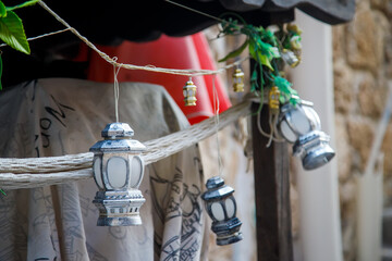 Old hanging lanterns