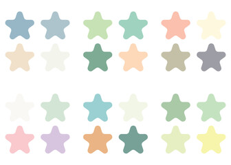 Abstract color palette guide. 