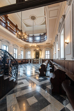 Interni della sinagoga di Gorizia 