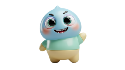 3d emoji emote for social media icon cute character design 