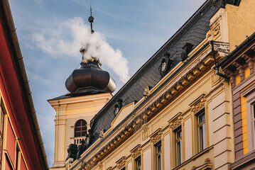 Historic Buildings in Sibiu and Lutheran Cathedral