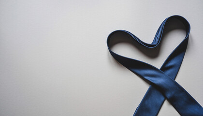 Elegant Heart-Shaped Arrangement of Men's Ties, Contemporary Design, Minimalist Style, Stylish Presentation, Sophisticated Setting