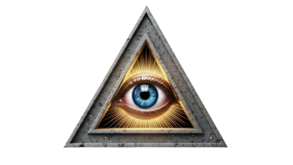 icon blue eye in the eye