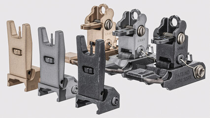 Rifles Pistols Iron sights