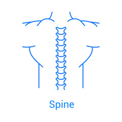 Spine Anatomy Icon Vector

Human Spine Structure Outline Symbol