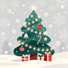 Obraz premium Merry Christmas Celebration