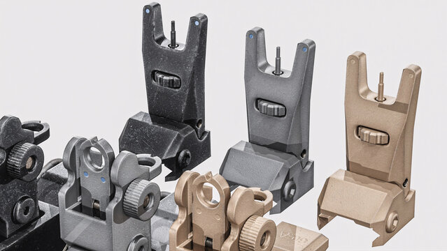 Rifles Pistols Iron sights