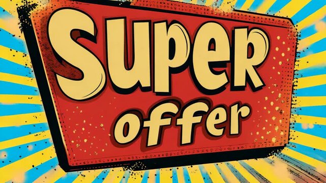 selective focus super offer promotion