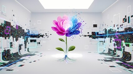 Flower In Room