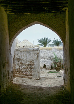 Old mosque mirhab, Al Hudaydah Governorate, Zabid, Yemen