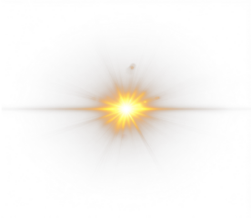 Abstract glowing sunray explosion with glossy lens glare and sparkling highlights, forming a premium bright background ideal for modern creative design uses.
