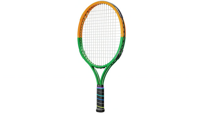 Badminton Racket Isolated, Sports Equipment Vector Illustration