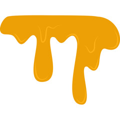 Dripping honey illustration