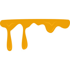 Dripping honey illustration
