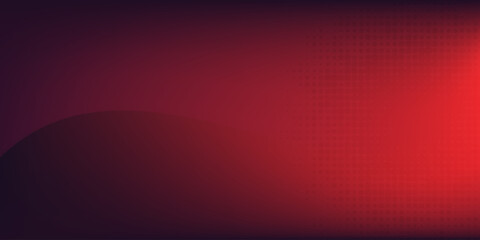 Red black wave background with mesh gradient effect. Vector illustration