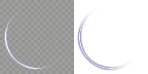 Twilight ring fades in mystic blur. Magic Sphere. Element blue glowing neon circle frame with transparent background. Blue portal with light effect circle and speed. Neom Light Circle. Glowing Sphere.