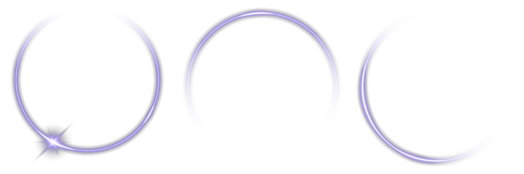 Wave circular ellipse with ai and portal. Magic Sphere. Golden thread spins in spiral burst. Twilight ring fades in mystic blur. Element blue glowing neon circle frame with transparent background.
