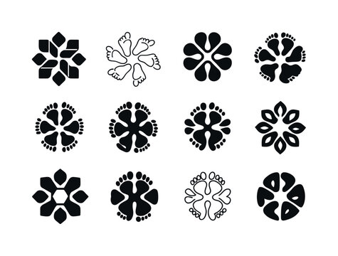 Harmonious Unity Icons. cultural unity. Icon set. Set Logo of cu