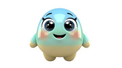 3d emoji emote for social media icon cute character design 