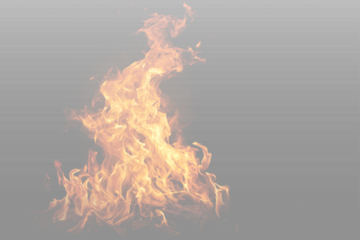 A powerful wave of fire bursts forward with explosive brightness. The sudden motion delivers strong visual impact. Perfect for dramatic moments. png