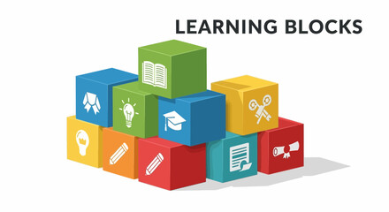 Learning Blocks Stacked Together Representing Education and Knowledge.