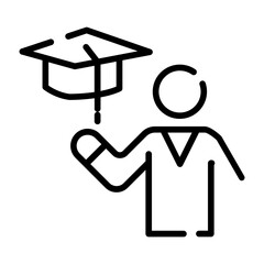 Graduation icon