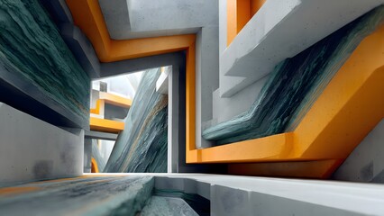 Layered Geometric Depth Scene