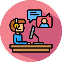 Consulting Agency isometric icon