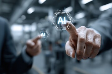 Business Leaders Manipulating AI Through Virtual Holograms