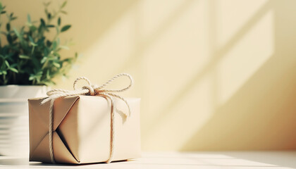 gift box with ribbon
