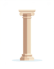 Kolumna grecka ilustracja