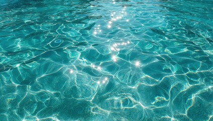 Rippled Turquoise Pool Water