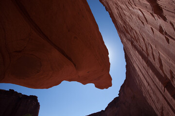 Detail of rocks in Talampaya national Park in Argentine.
