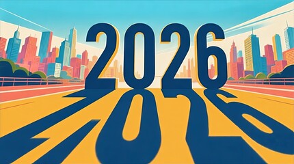 2026 Cityscape Skyscraper Shadows